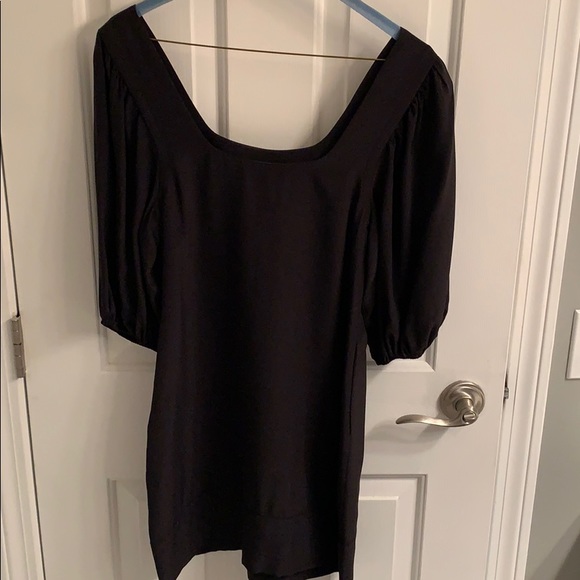 Black silk dress - Picture 5 of 6